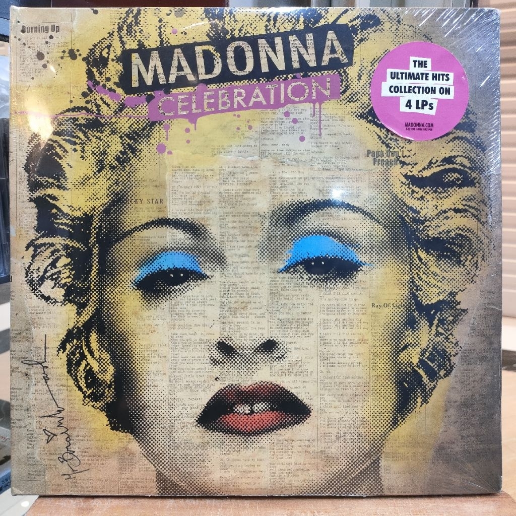 Lp / Vinly / Ph / Piringan Hitam Madonna Celebration The Ultimate Hits Collection On 4 Lps