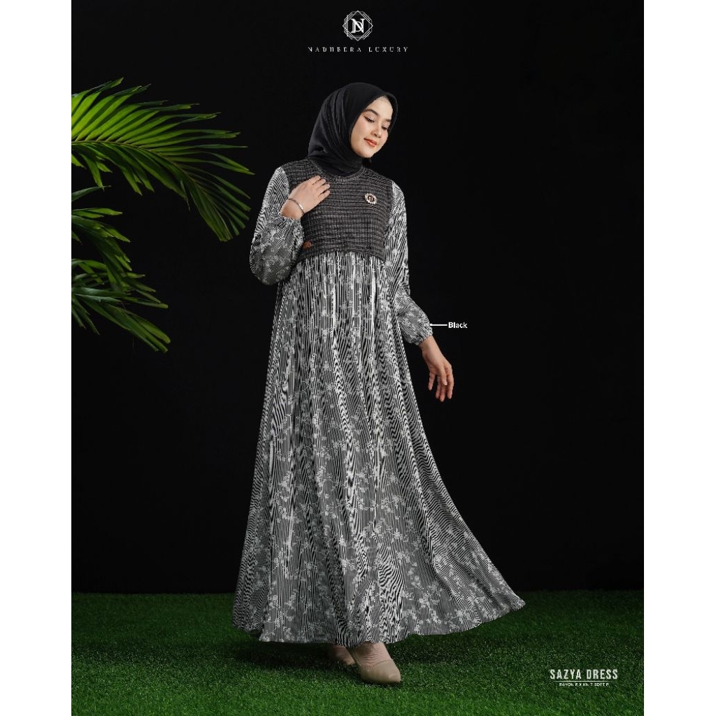 NADHEERA LUXURY//SAZYA DRESS//RAYON PREMIUM