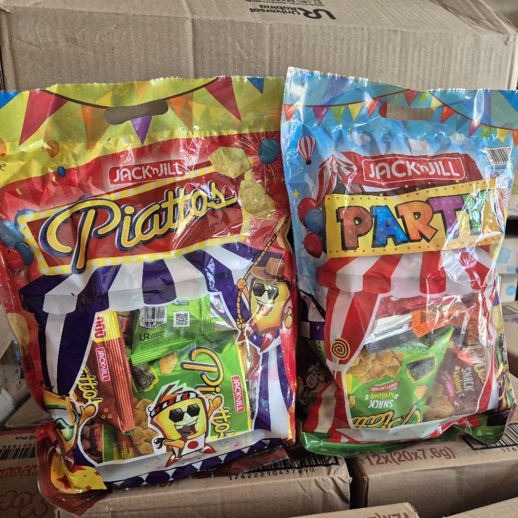 Paket Snack Party Piattos 7 Snack besar