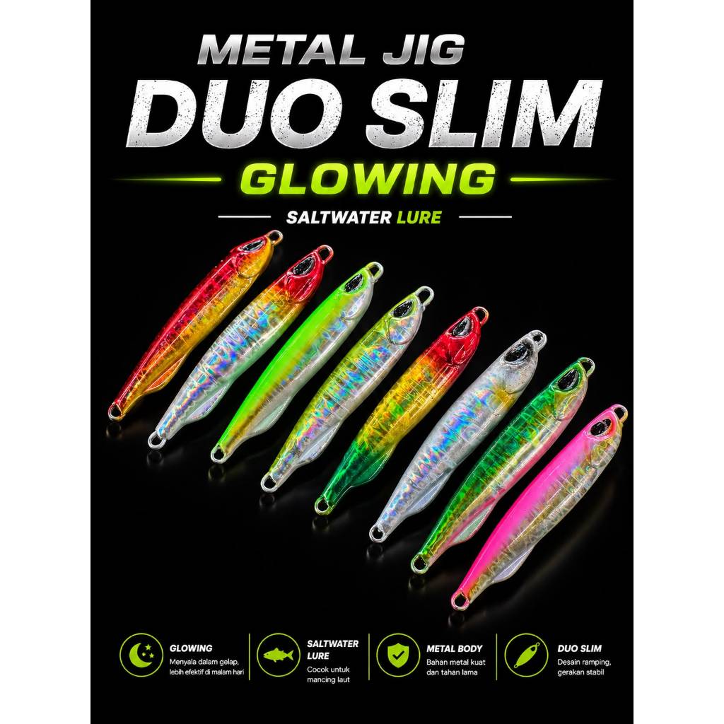 METAL JIG 30 GRAM micro jig15gram micro jig 20gram metal jig 30gram non gid umpan pancing duo slim a
