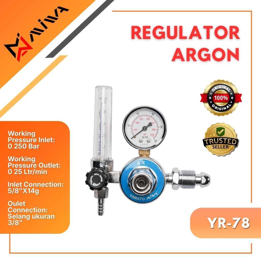 REGULATOR LAS ARGON REGULATOR GAS ARGON