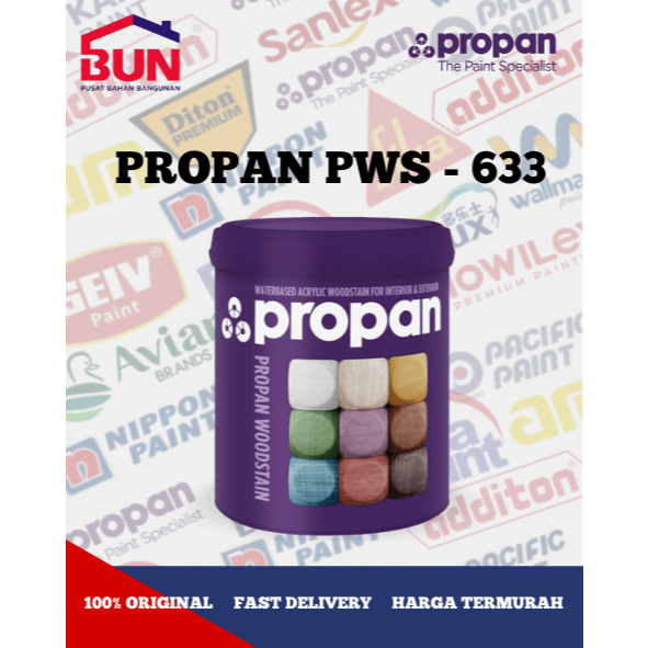 PROPAN PWS 633 1KG / CAT PELINDUNG SERAT KAYU PROPAN 1 KG
