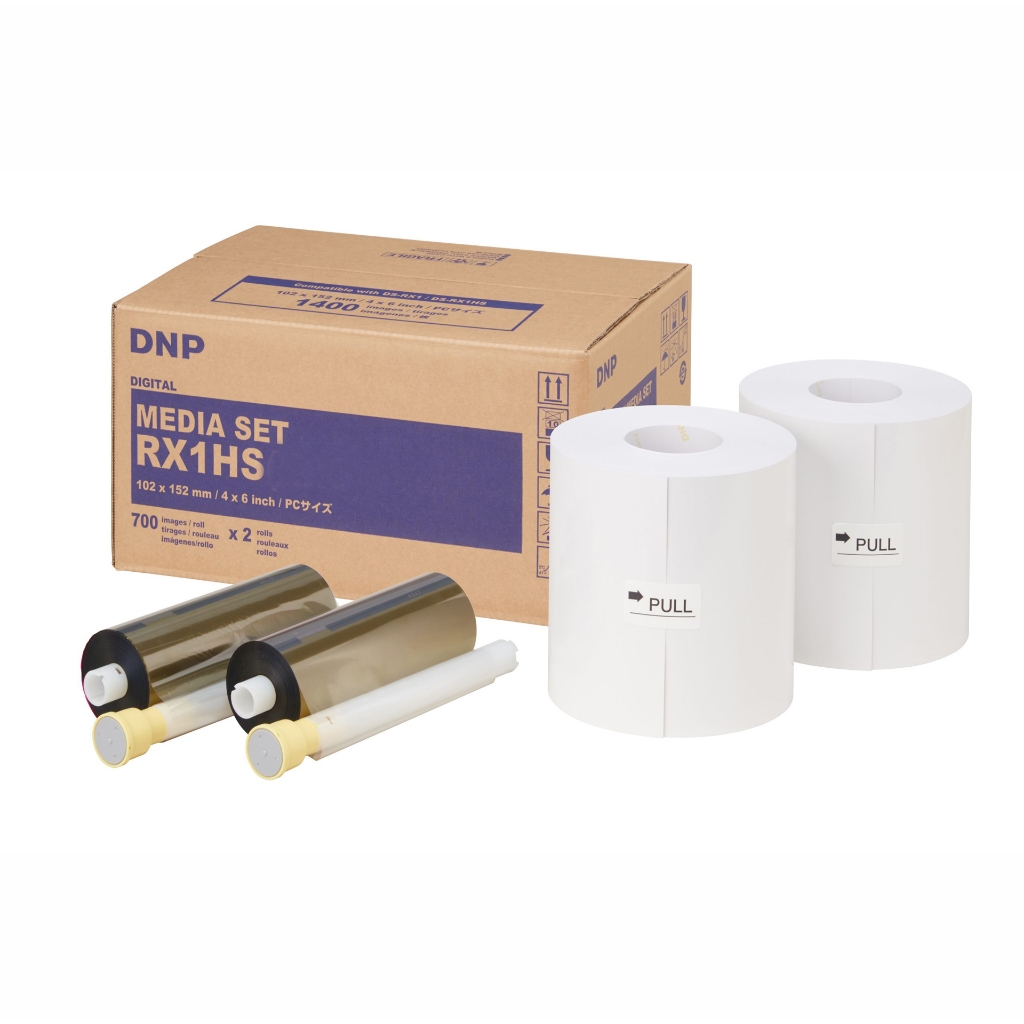 KERTAS FOTO PAPER ROLL DNP RX-1 ORIGINAL ISI 700 LEMBAR