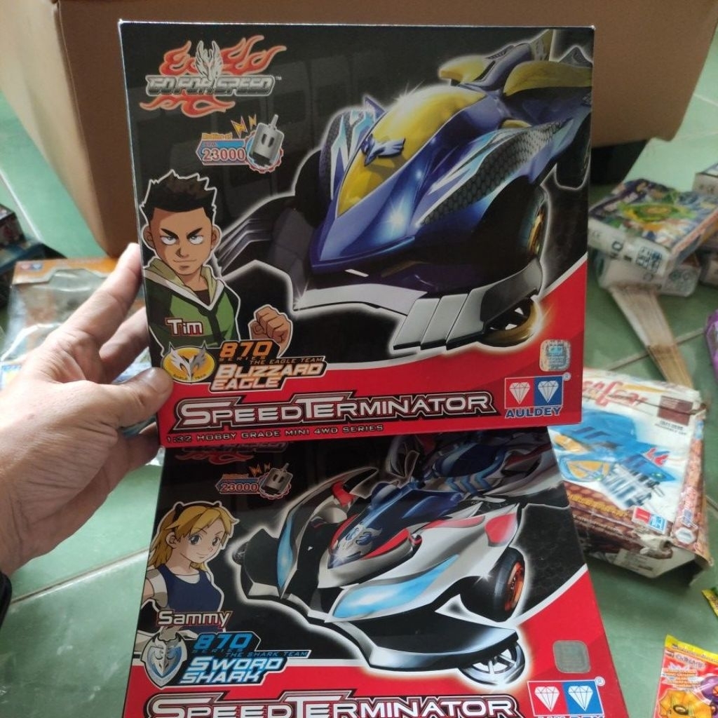 Mainan Mobil Mini 4WD Tamiya Auldey Go For Speed Speed Terminator 870