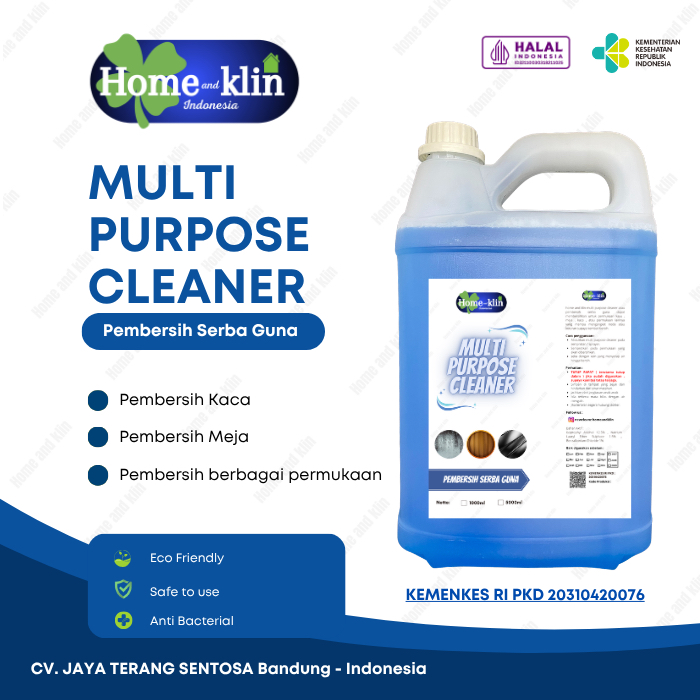 MPC multi purpose cleaner pembersih kaca / meja / serbaguna newcleanz homeandklin 5000ml / 5Liter