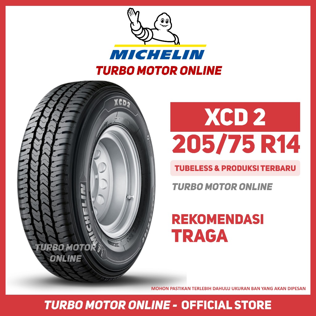 Ban Michelin XCD 2 XCD2 205/75 R14 Ban Mobil Traga