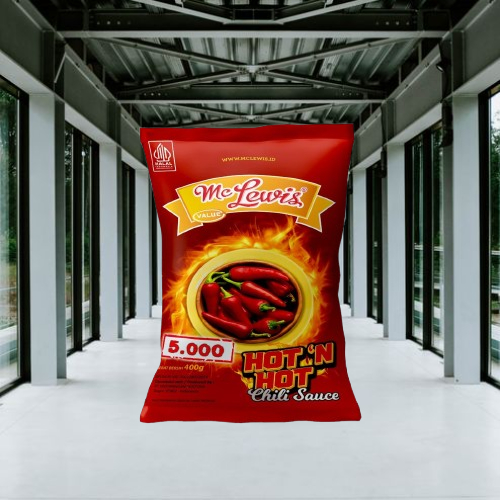 PROMO Mc Lewis Saos Saus Sauce Value Hot n Hot Cabe Chilli 400 gram Sambal Sambel Usaha Kuliner keki