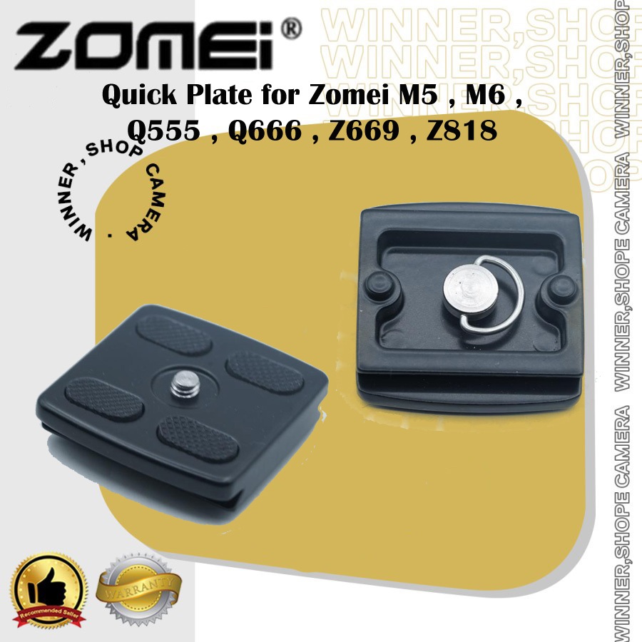 Quick Plate Tripod Zomei M5 M6 Q555 Q666 Z669 Z818 Mount Kamera quick plate zomei, quick release pla