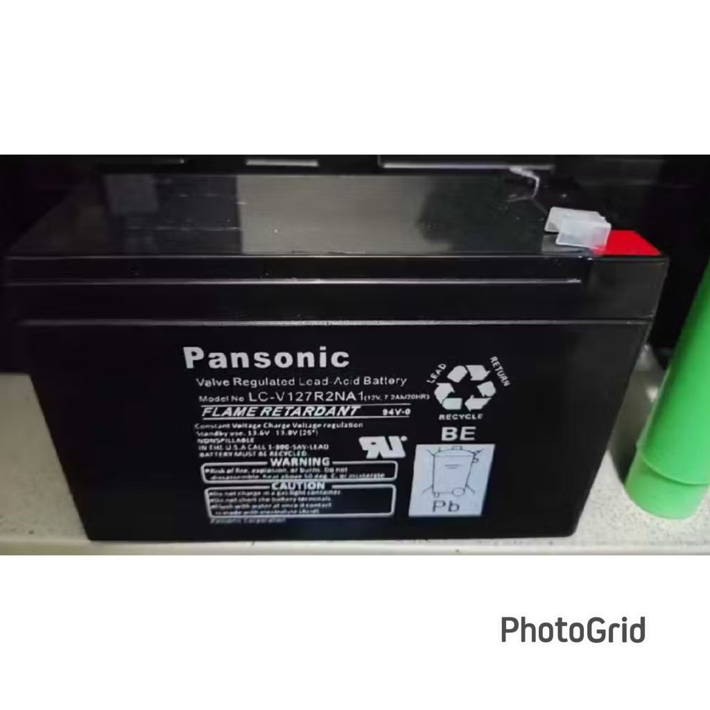 Aki accu baterai kering pansonic ups 12v 12 volt 7ah 7 ah Sprayer elektrik sawah