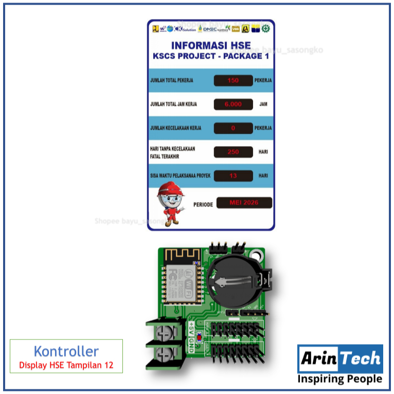 Kontroller HSE Performance Board - Safety Board K3 - Tampilan 12