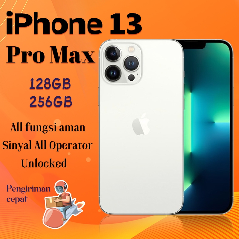 iphone 13 Pro max 128GB 256GB Second 6.7inches No Minus bekas 100% LCD Original semua provider ip13p