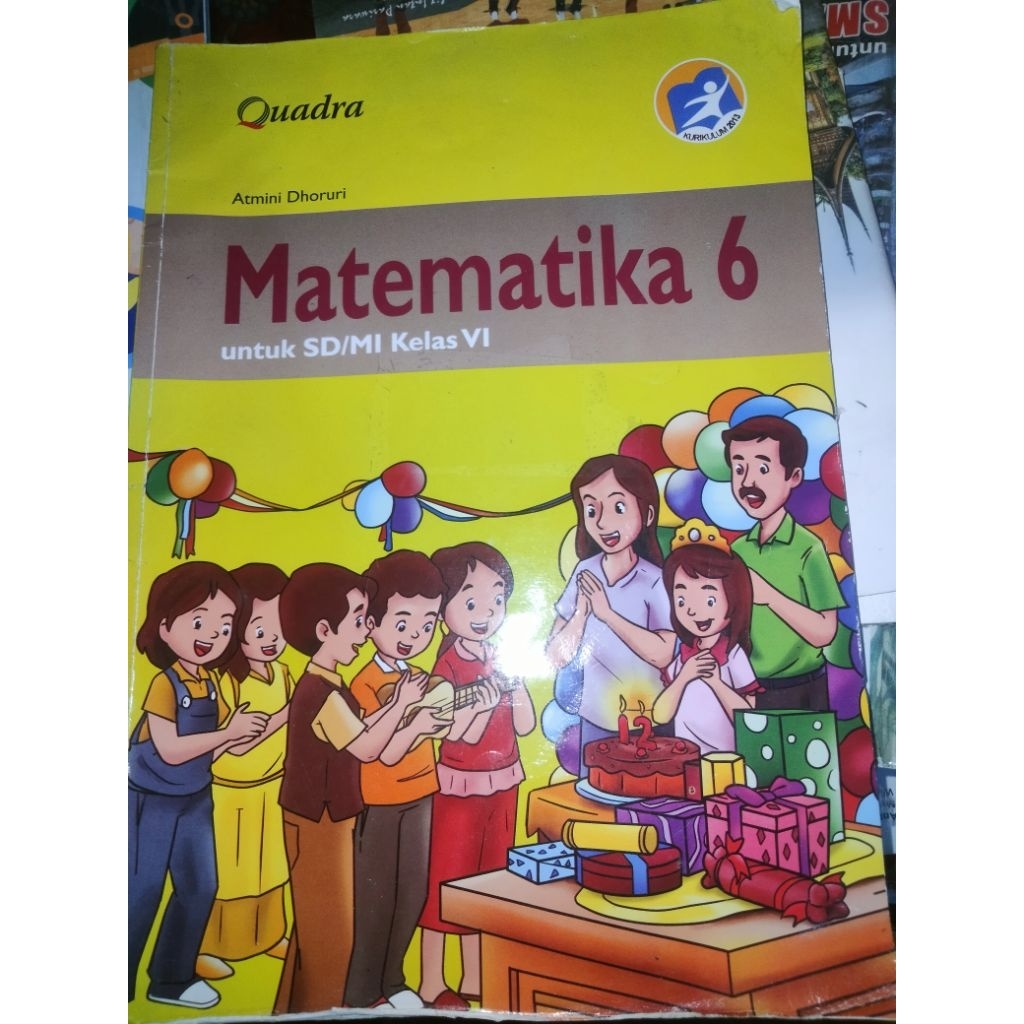 Buku Matematika Quadra Kelas 6