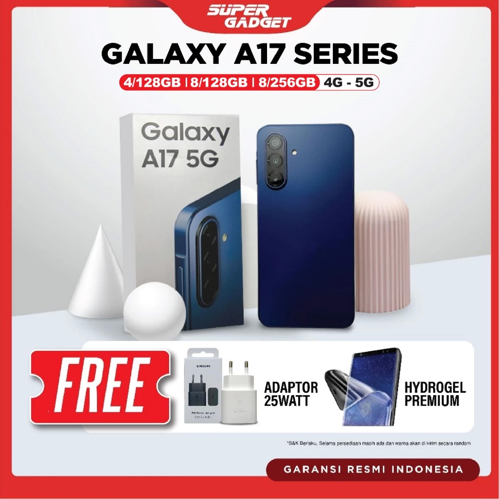 Samsung Galaxy A17 4G 5G 4/128 8/128 8/256 GB RAM 4GB 8GB ROM 128GB 256GB HP Smartphone