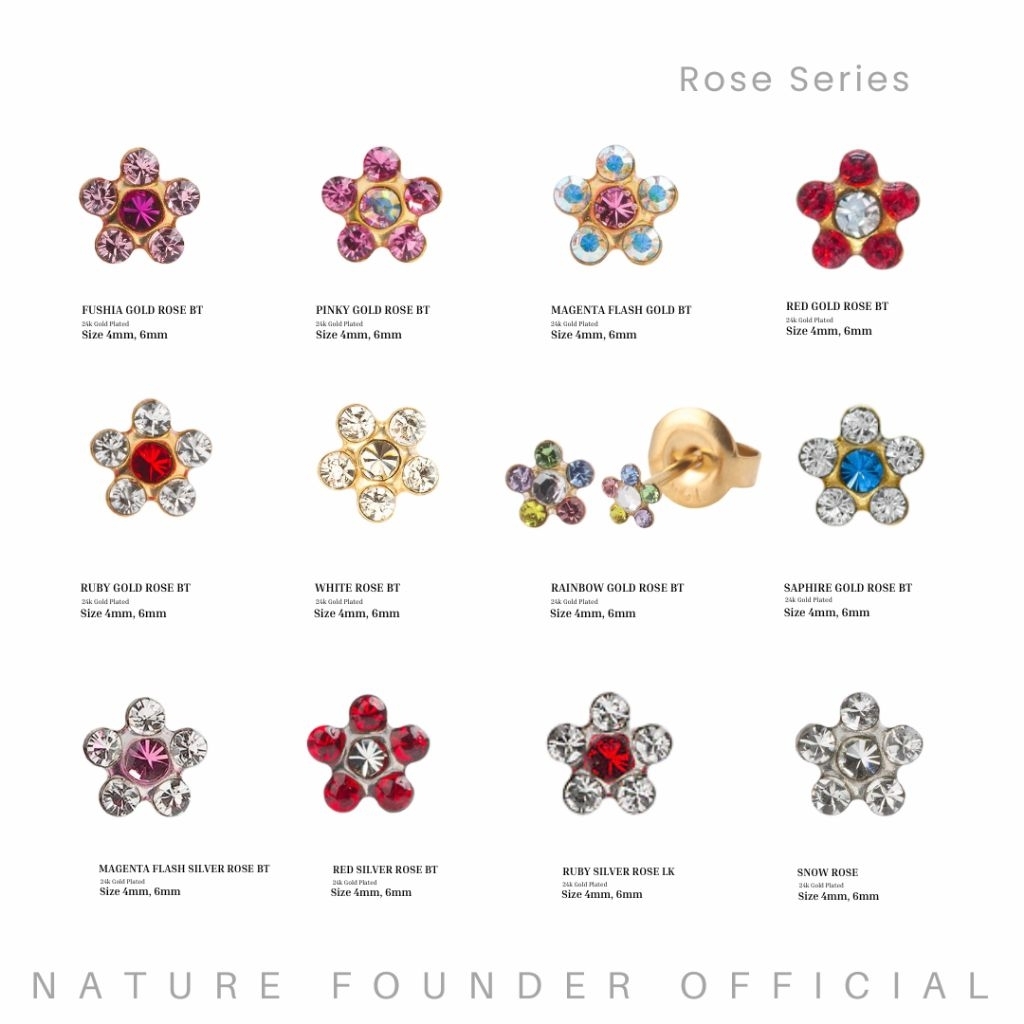 anting daisy/ anting rose/ anting bayi/ anting anak/ anting hypoallergenic/ anting anti alergi/ anti