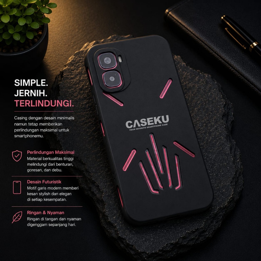 Infinix GT 50 Pro Infinix GT 30 Infinix GT 30 Pro Case Softcase Candy Macaron Square Black Polos Cas