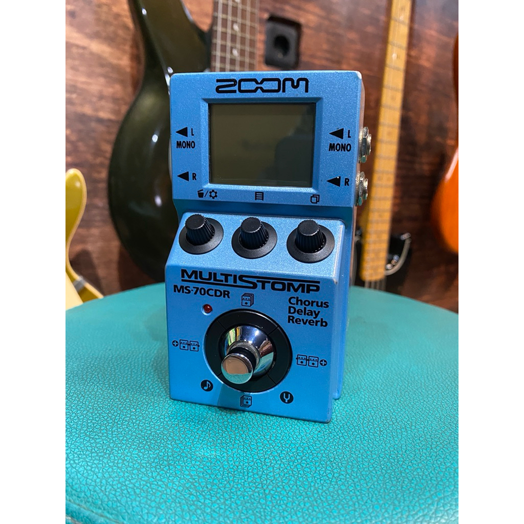 Zoom MS 70CDR Multi Stomp Chorus Delay Reverb Pedal