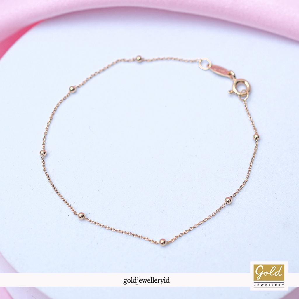 Gelang emas kuning 700 16k - model jedar
