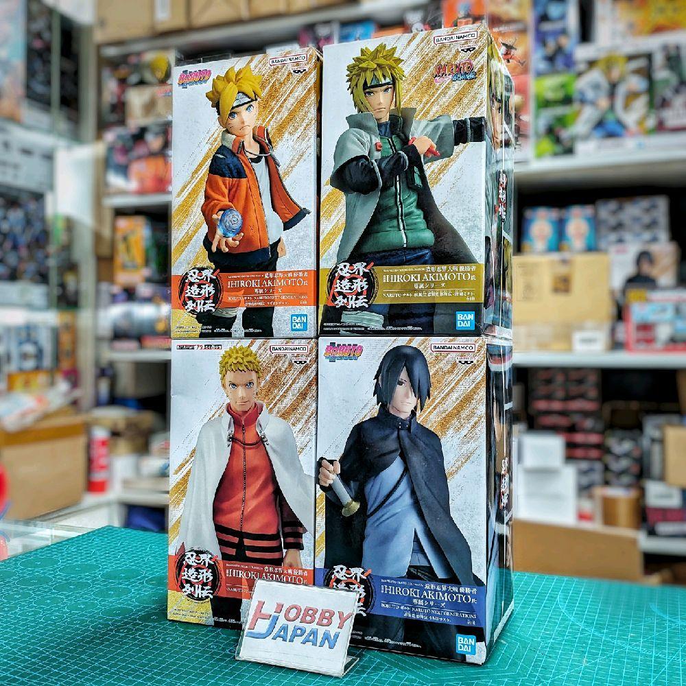 Hiroki Akimoto Naruto Figure Colosseum Legendary Shinobi Sculptures - Naruto , Sasuke , Minato , Bor