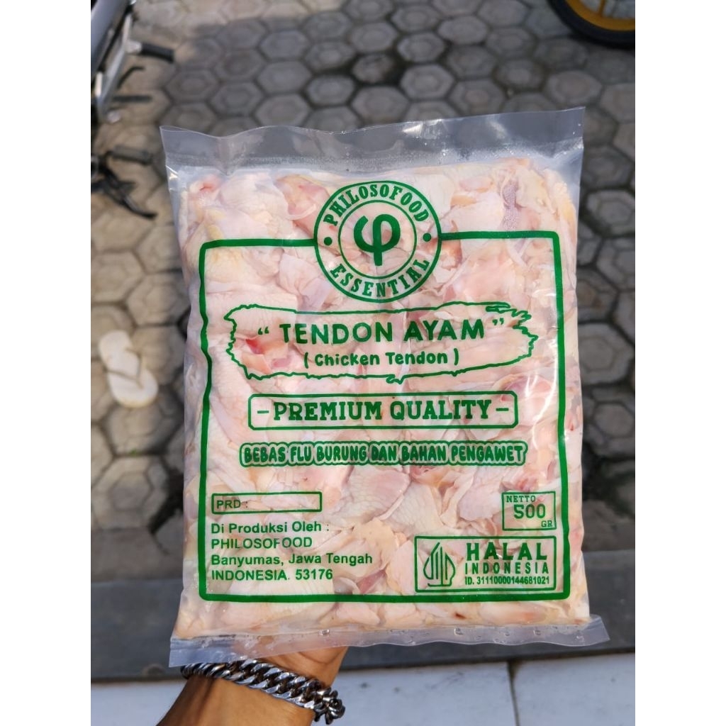 Philosofood - Tendon Ayam 500 Gr Segar & Frozen Praktis Berkualitas Siap Masak Halal | Dengkul Ayam