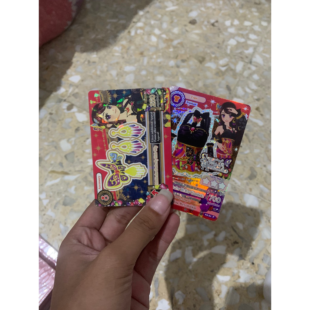 Aikatsu Card Premium Ran Top (Free Unoff accessories)