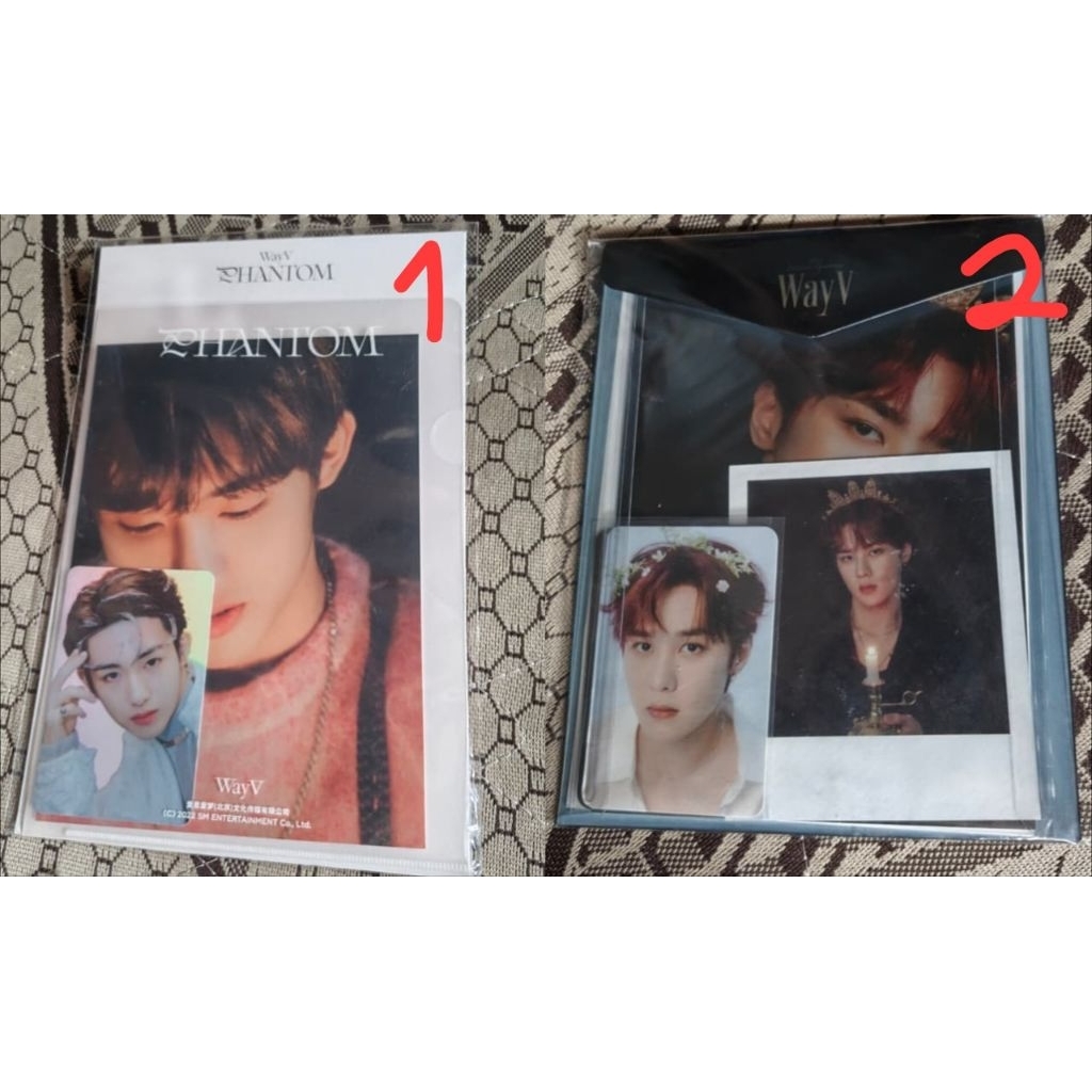 WAYV — Postcard Set Hologram Winwin, Photopack Season's Greetings 2023 Kun (all unsealed) [BACA DESK
