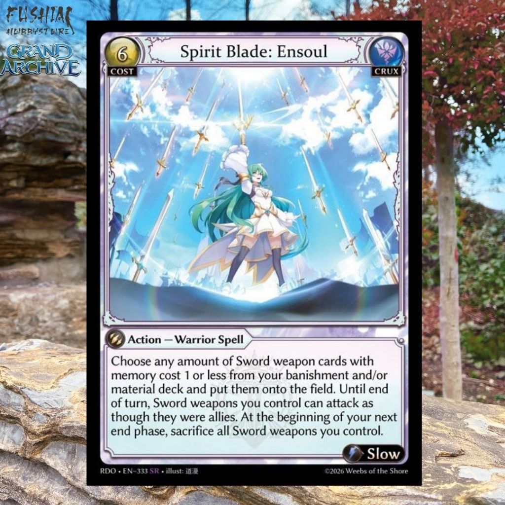 Grand Archive RDO (Radiant Origins) EN-333 SR Spirit Blade: Ensoul