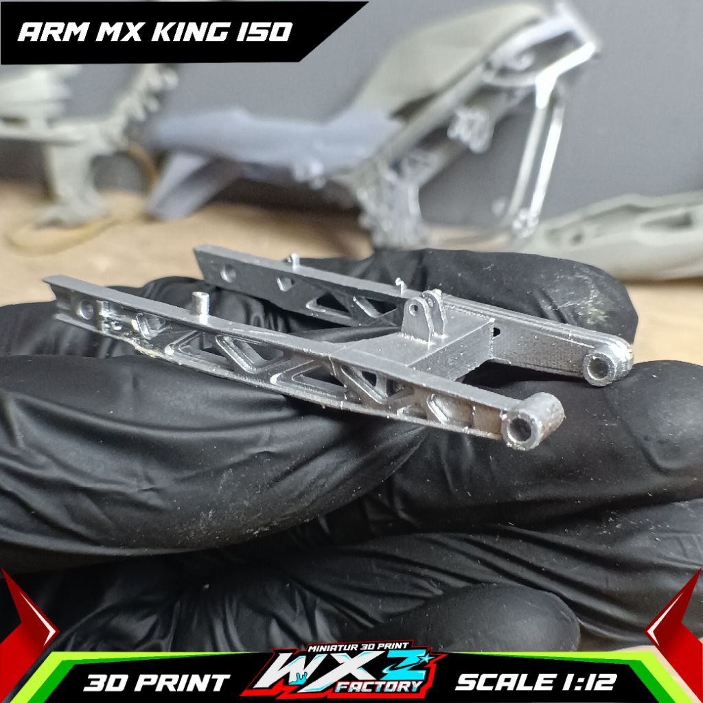 Miniatur arm mx king 150 3d print sakala 1:12