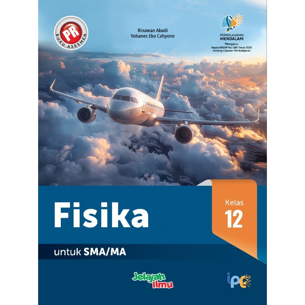 Buku lks pr interaktif Asesmen Fisika kelas XII, 12 tahun 2026 Intan Pariwara