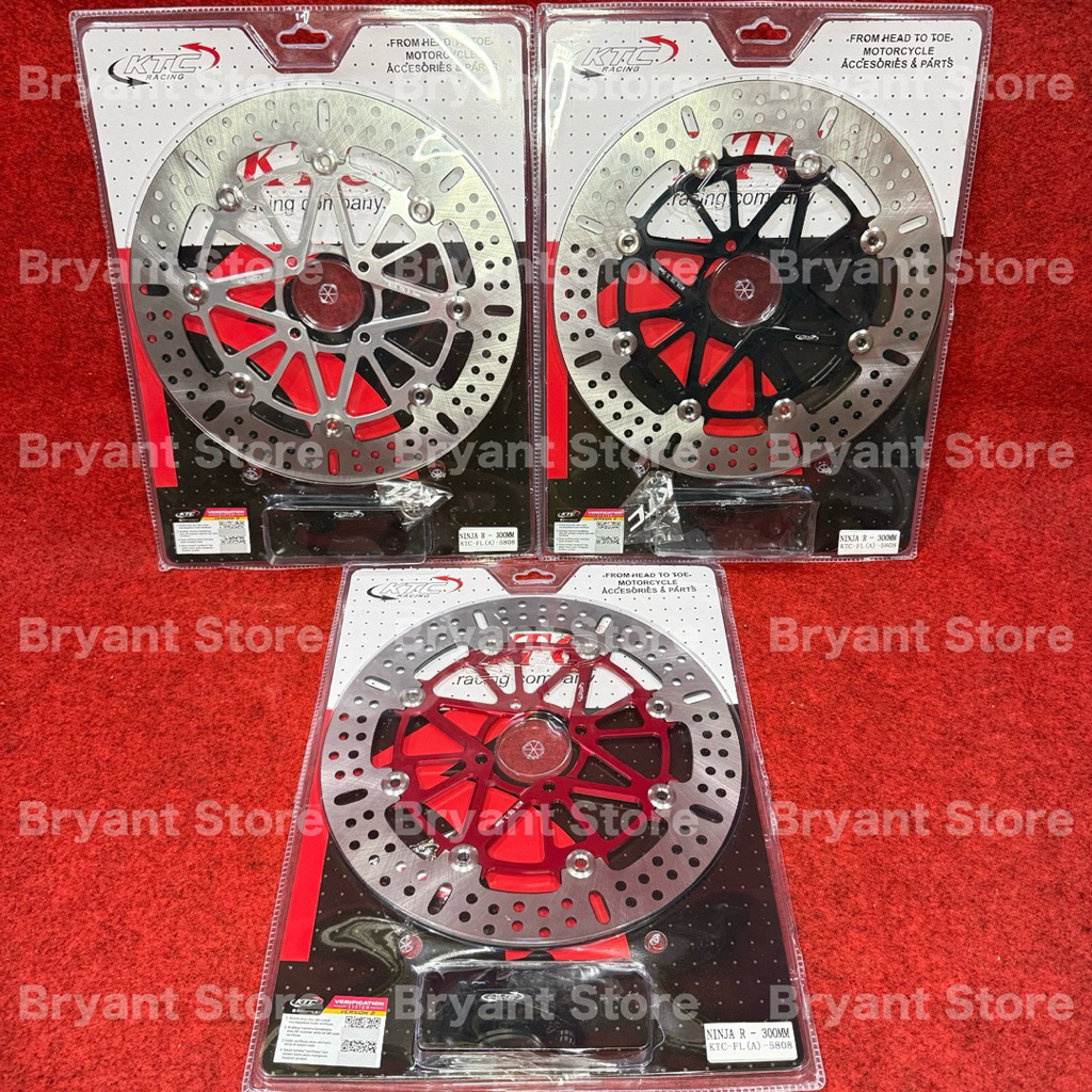 PIRINGAN DEPAN CAKRAM KTC RACING 300MM NINJA R NINJA SS CNC FLOATING BRAKE DISK DISC DISCBRAKE 300 M