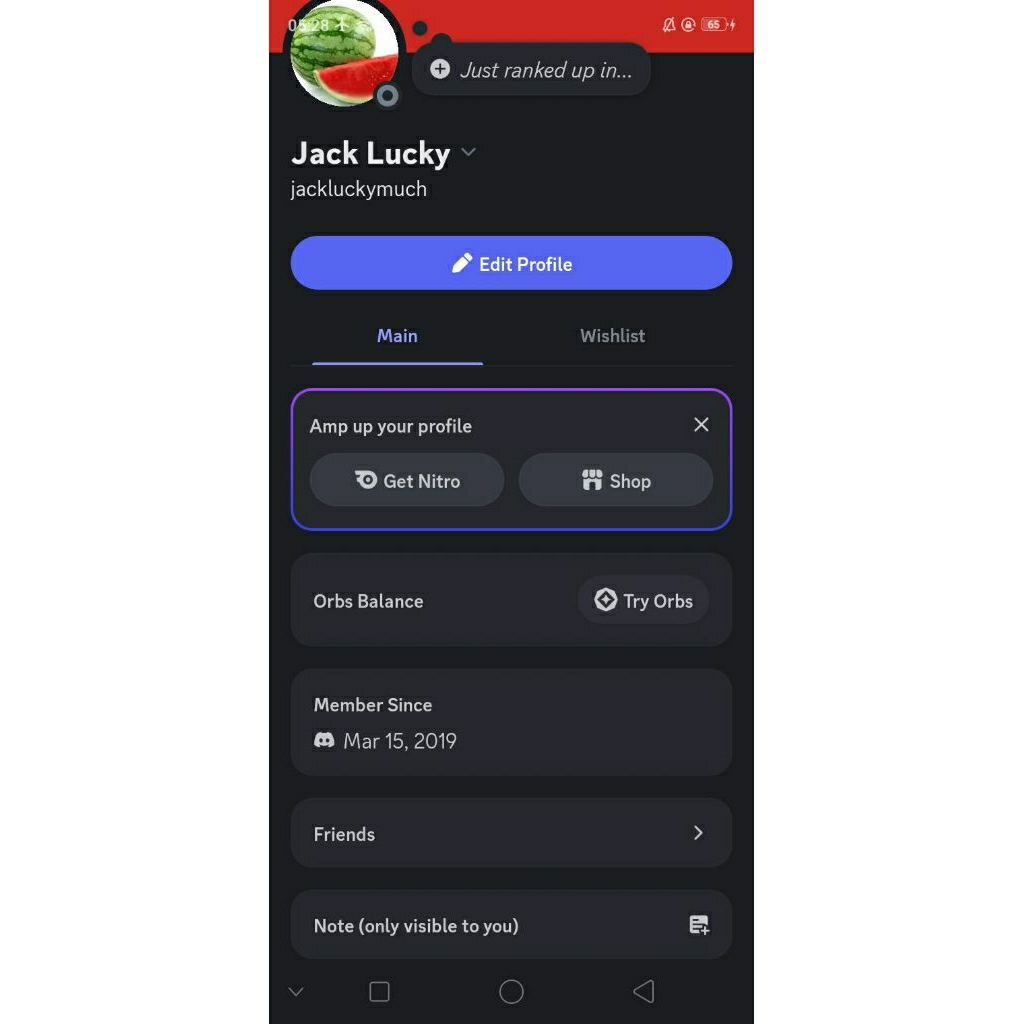 Akun DISCORD tahun 2019