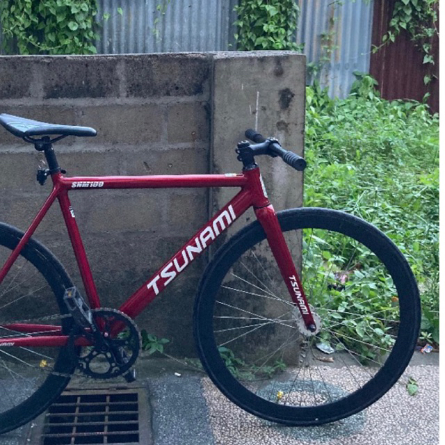 Sepeda fixie / fixie bike TSUNAMI SNM 100 Frame Custom