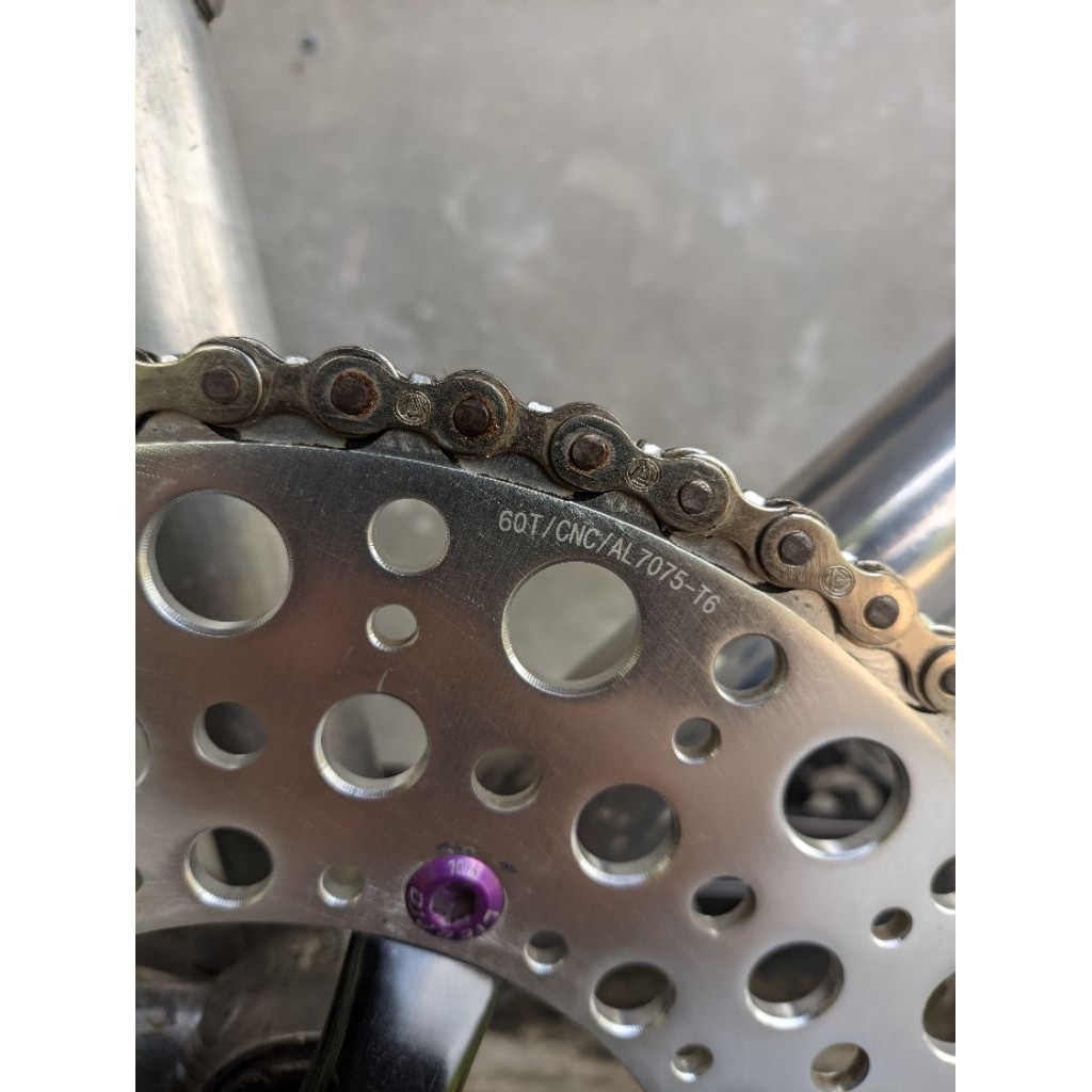 Chainring Litepro bubble 60T RARE ‼️