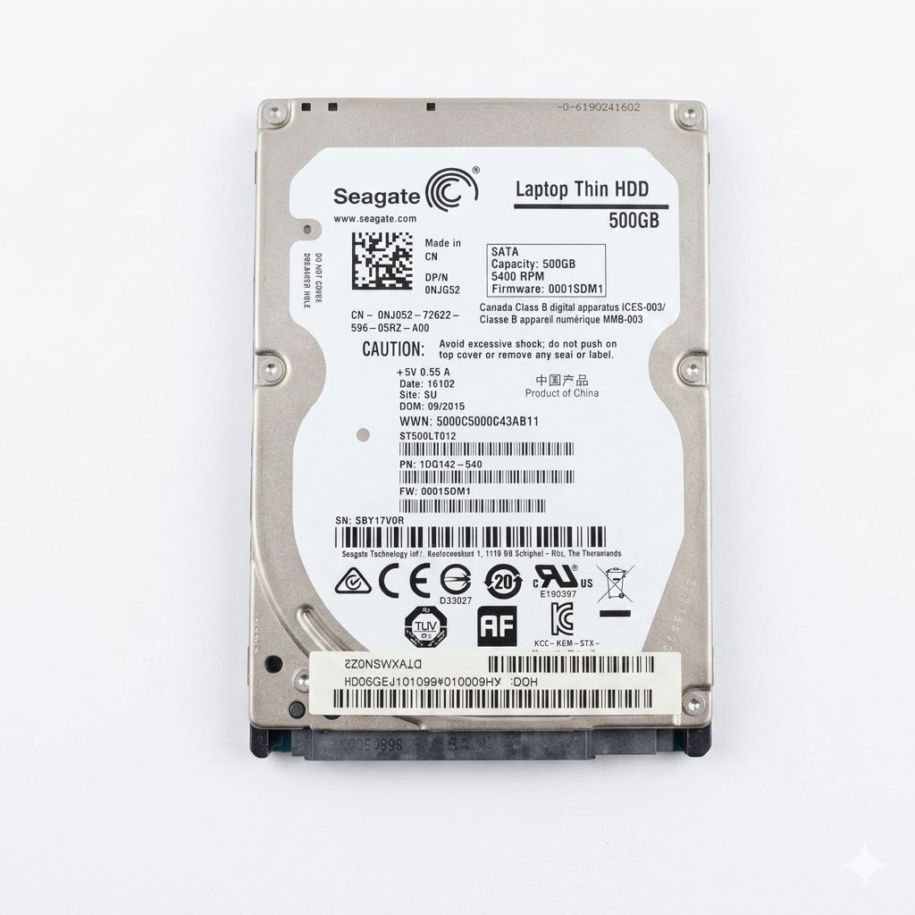 HDD Seagate 500 GB 2,5"  SATA  5400 Rpm/Second /Sentinel 100%