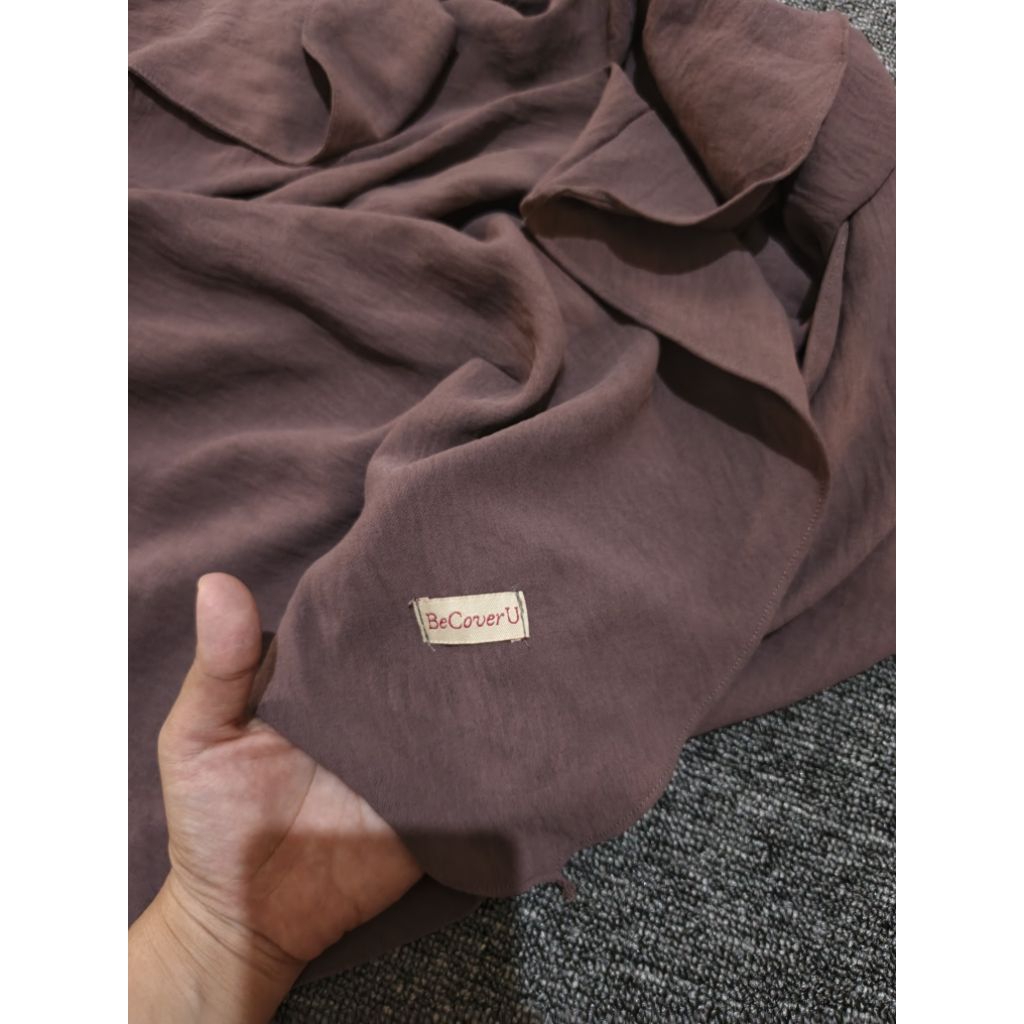 preloved french khimar fk crinkle