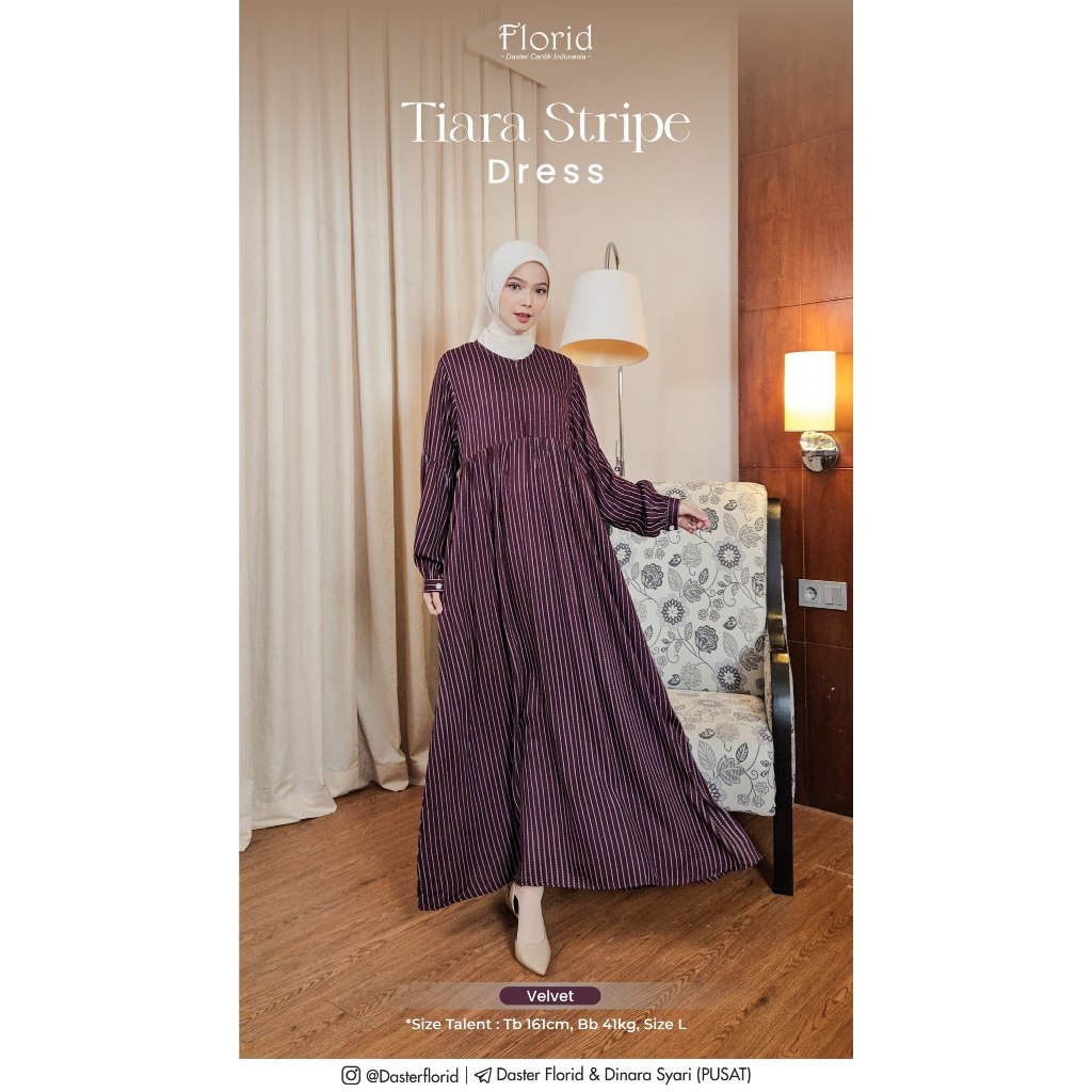 Tiara Stripe Dress
