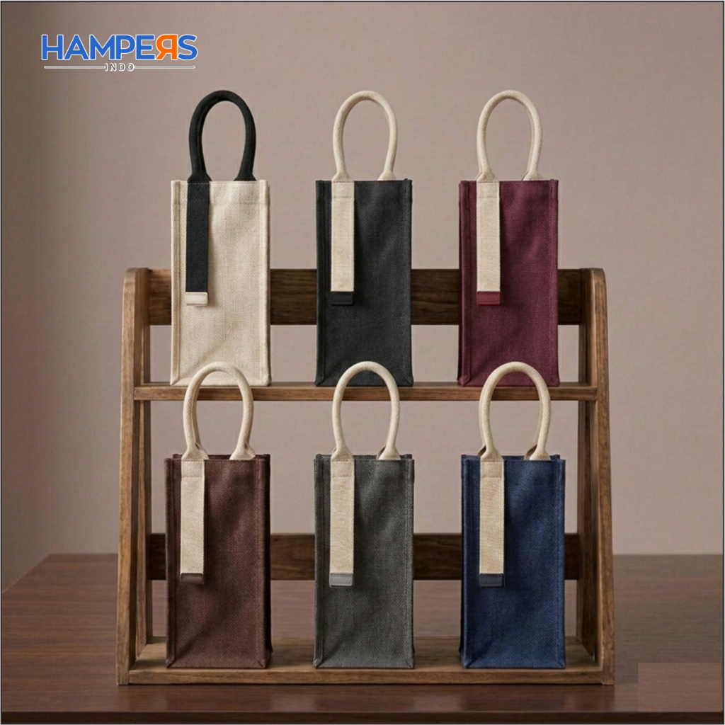 Tas Tumbler / Tas Denim / Hampers Guru / Goodie Bag / Totebag Kado / Tempat Minum