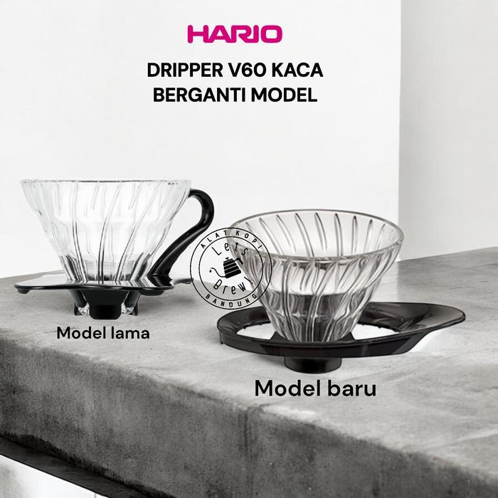 Hario Dripper V60 Glass Kaca / Dripper hario Kaca / Hario Dripper / Dripper kaca - 01 (1-2 cups)