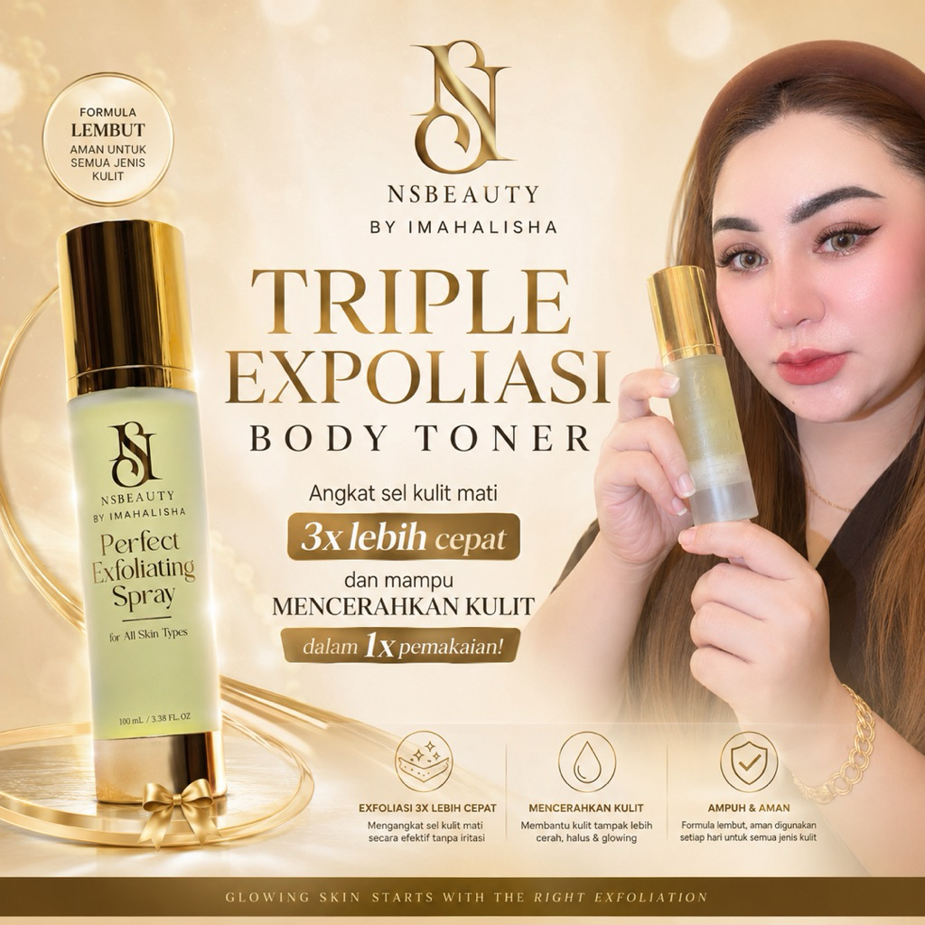 BODY TONER EXPOLIATING AJAIB NSBEAUTY