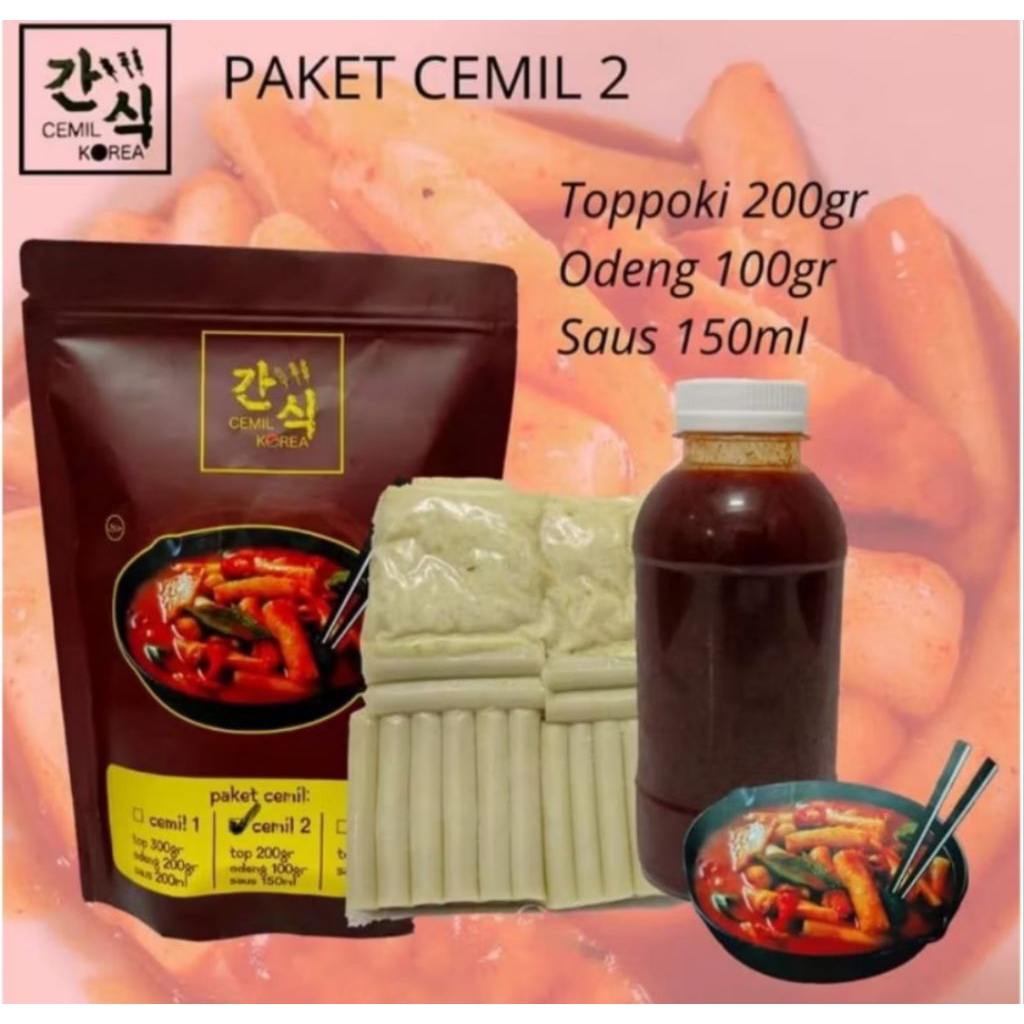 Cemil Korea / Paket Cemil 2 / Topokkii & Odeng