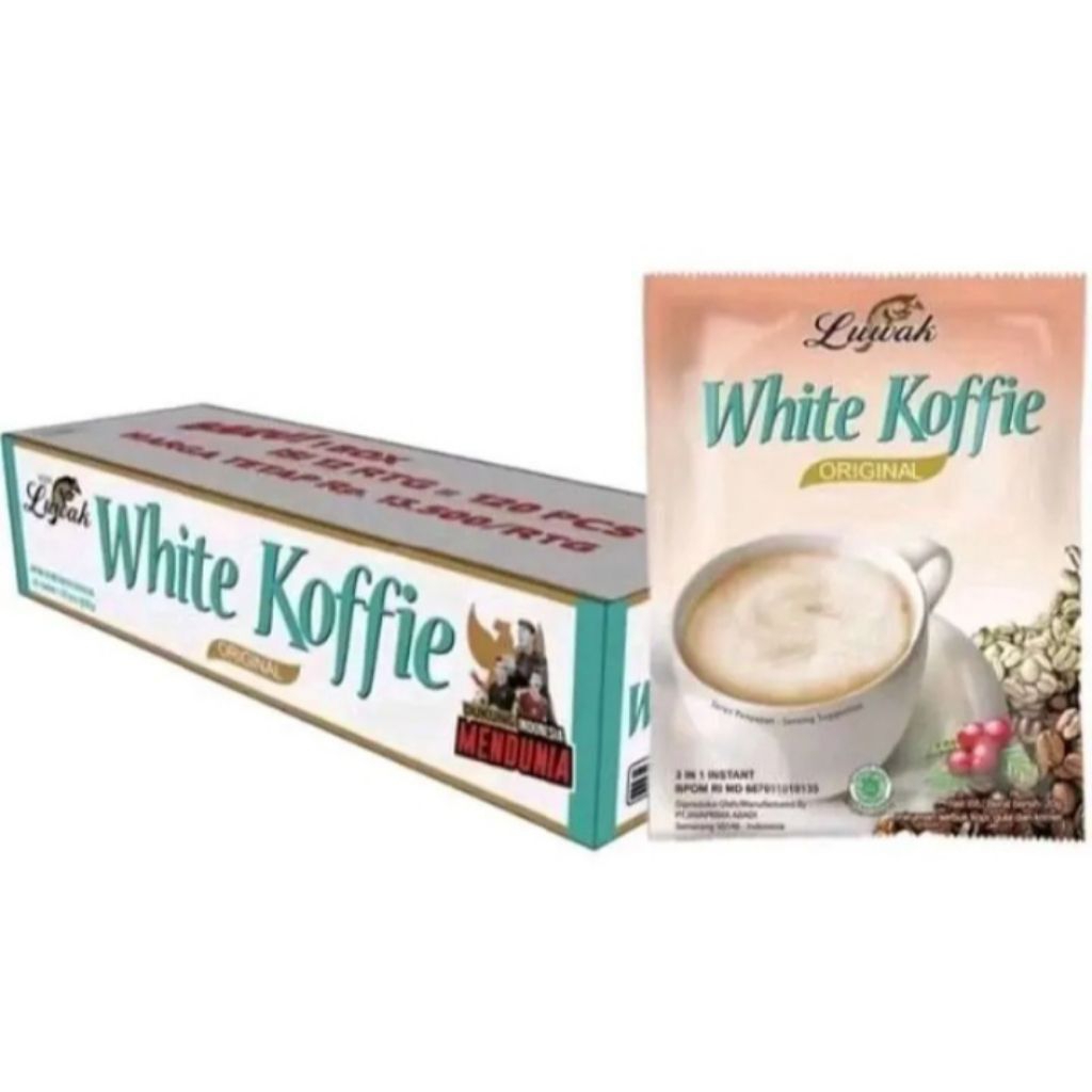(berkahjoyo) KOPI SASET LUWAK WHITE COFFEE - KAPAL API