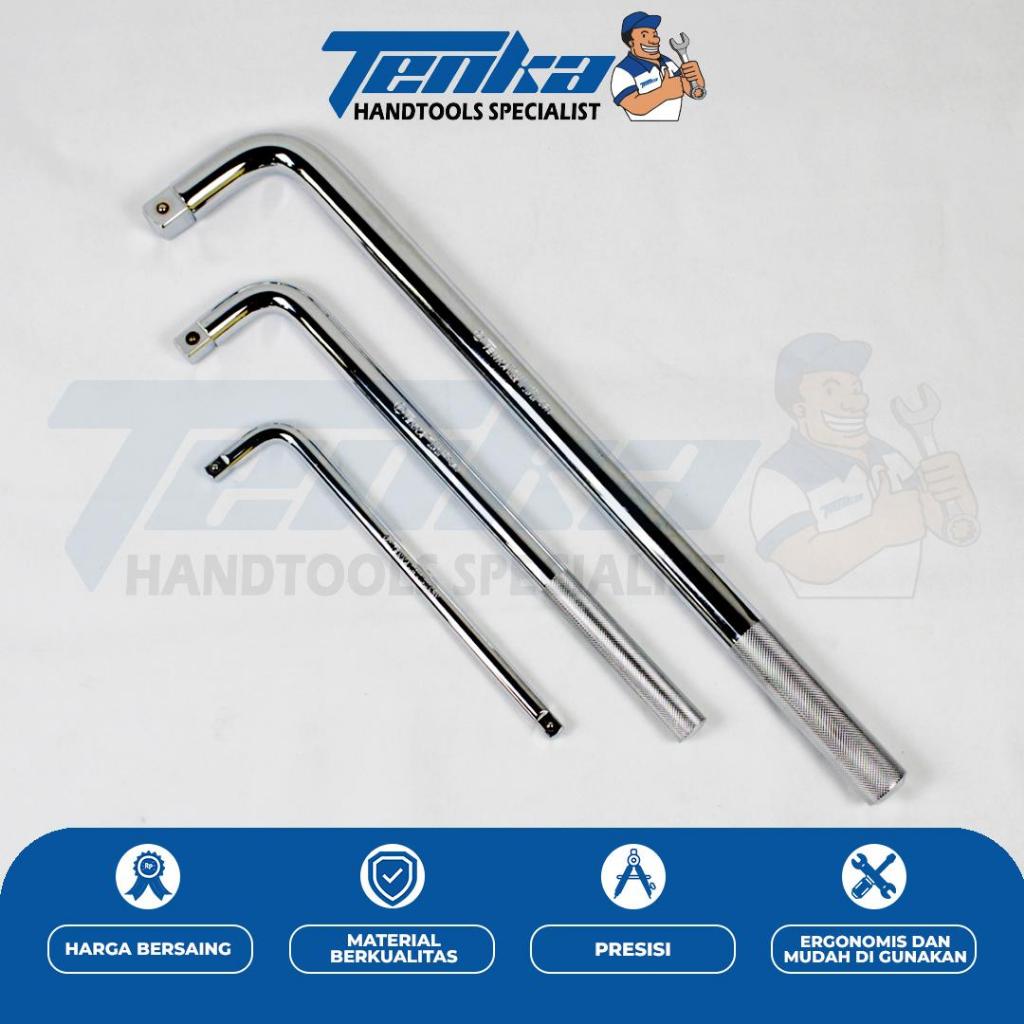 Gagang Shock Kunci Socket L Offset Handle Tenka Kualitas Jepang