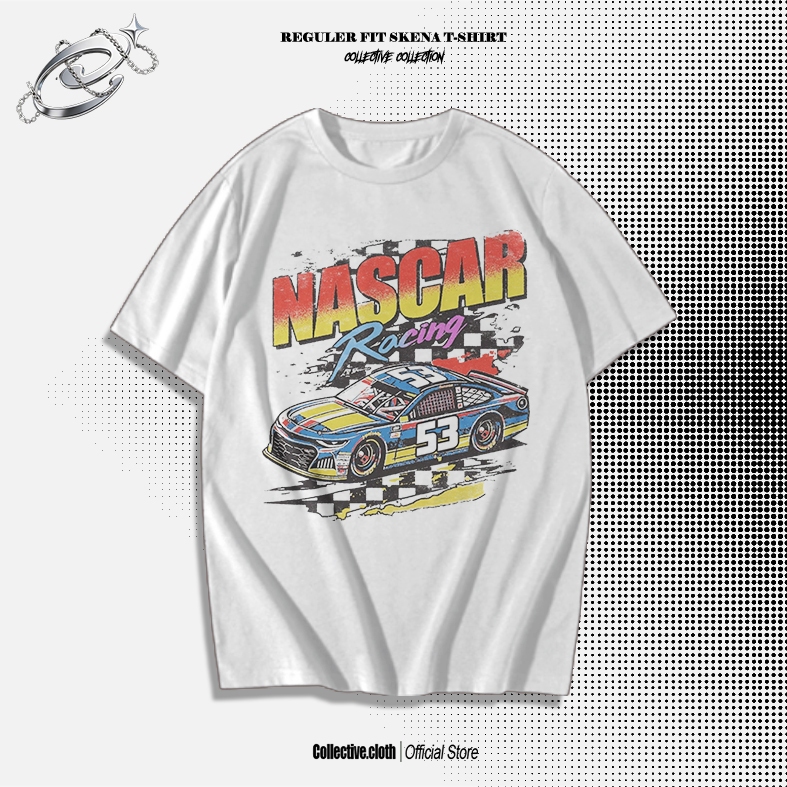 KAOS DISTRO PRIA / BAJU DISTRO PREMIUM / KAOS NASCAR VINTAGE " NASCAR " / T-SHIRT - Kaos Distro - Ka