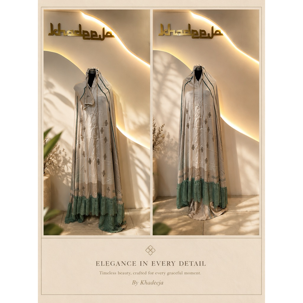 YUNIA MUKENAH TERBARU/DRESS SET PRINTING/By Yunia