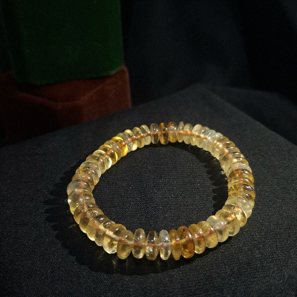TuanNyonya (SERTIFIKAT) Gelang Citrine Natural
