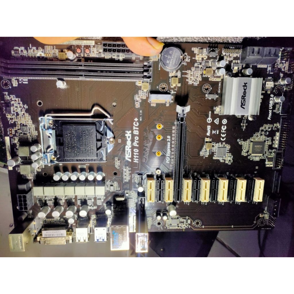 mobo asrock H110 atx normal mulus