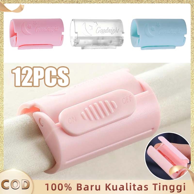 Penjepit Seprei Multifungsi 12pcs Klip Sprei Kasur Pengunci Sprei Anti Slip Jepitan Sprei Tahan Slip