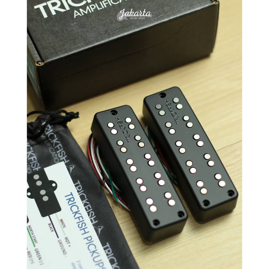 Trickfish Dual Coil 5 String Bass Pickups. Official Fodera Bass Pickups