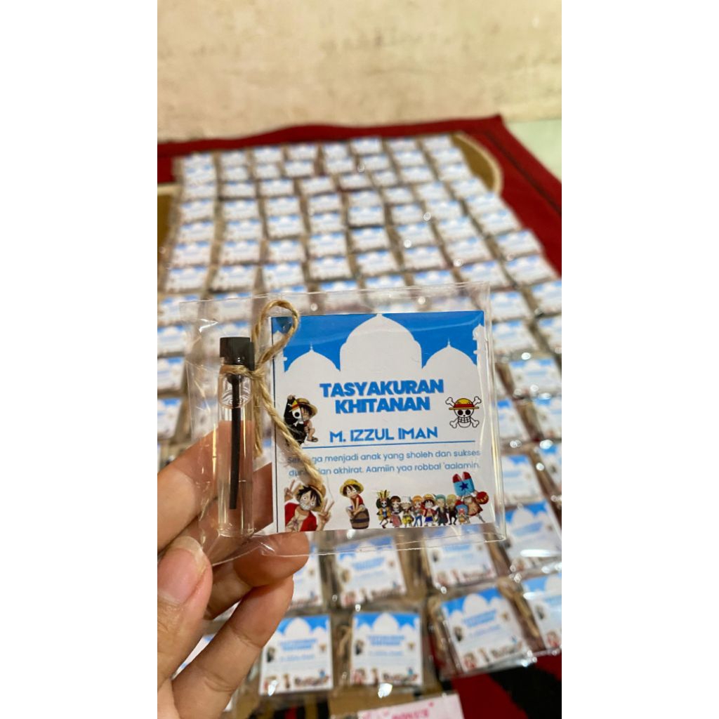 50 pcs souvenir parfum khitanan / sunatan