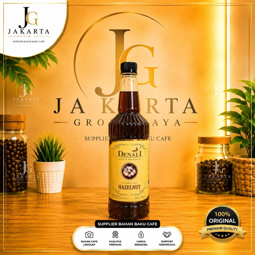 DENALI SYRUP HAZELNUT | SIRUP 750 ml - HAZELNUT SIRUP 750 MILI