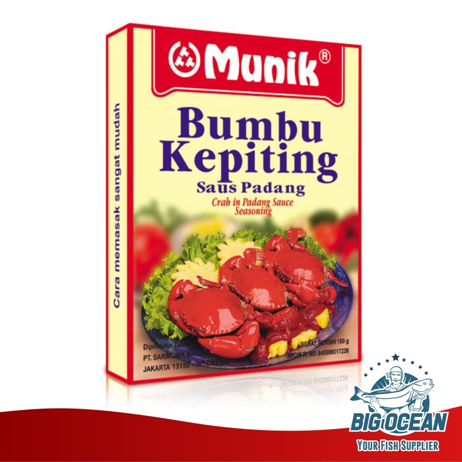 Bumbu Kepiting Saos Padang | Seafood Saus Padang Munik @180gr